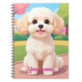 Fluffy Dog Notebook Collection Notizblock (Vorderseite)