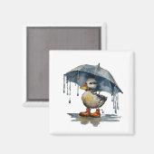 Fluffy Duckling Magnet (Vorderseite/Rückseite)