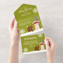 Fluffy Eichhörnchen Geschenk Winter Baby Dusche