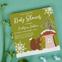 Fluffy Eichhörnchen Geschenk Winter Baby Dusche