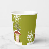 Fluffy Eichhörnchen Geschenk Winter Baby Dusche Pappbecher (Links)