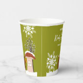 Fluffy Eichhörnchen Geschenk Winter Baby Dusche Pappbecher (Rechts)