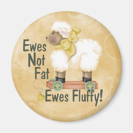 Fluffy Ewes Magnet (Vorne)