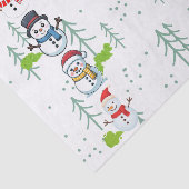 Fluffy Farts Funny Snowman Seidenpapier (Ausschnitt)