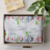 Fluffy Farts Funny Snowman Seidenpapier (Geschenk)