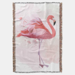 Fluffy Flamingo Decke
