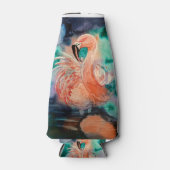 Fluffy Flamingo Flaschenkühler (Vorderseite)