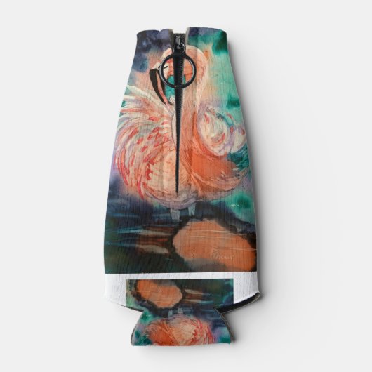 Fluffy Flamingo Flaschenkühler (Rückseite)