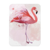 Fluffy Flamingo Magnet (Vertikal)