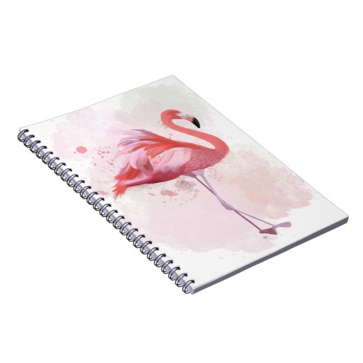 Fluffy Flamingo Notizblock (Rechte Seite)