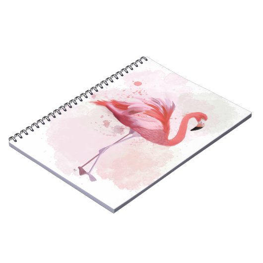 Fluffy Flamingo Notizblock (Linke Seite)