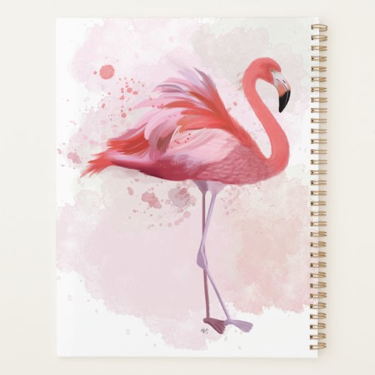 Fluffy Flamingo Planer (Rückseite)