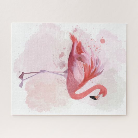 Fluffy Flamingo Puzzle (Horizontal)