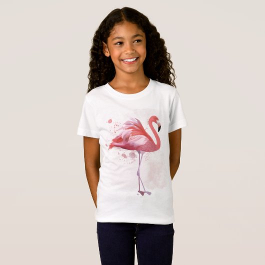 Fluffy Flamingo T-Shirt (Vorne ganz)