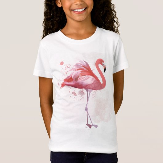 Fluffy Flamingo T-Shirt (Vorderseite)