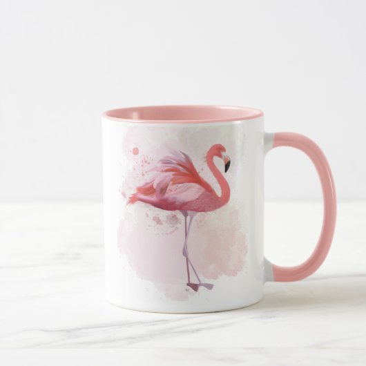 Fluffy Flamingo Tasse (Rechts)