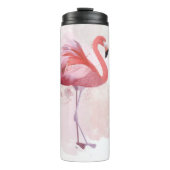 Fluffy Flamingo Thermosbecher (Vorderseite)