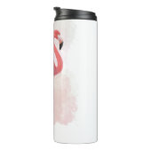 Fluffy Flamingo Thermosbecher (Nach rechts gedreht)