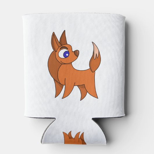 Fluffy Fox Dosenkühler (Rückseite)