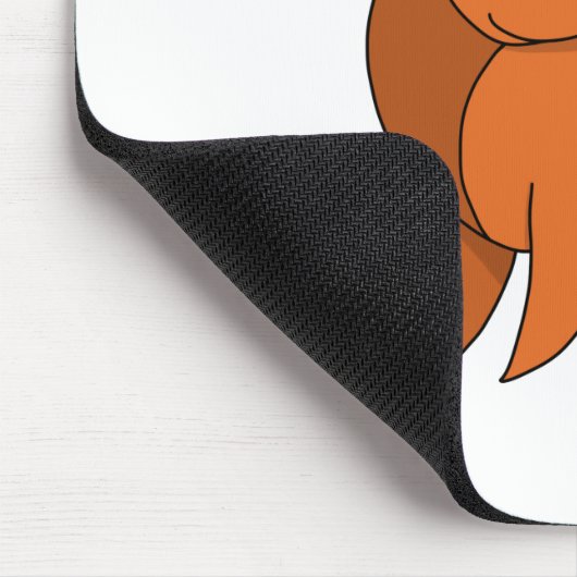 Fluffy Fox Mousepad (Ecke)