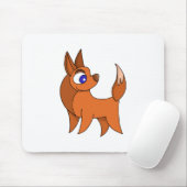 Fluffy Fox Mousepad (Mit Mouse)