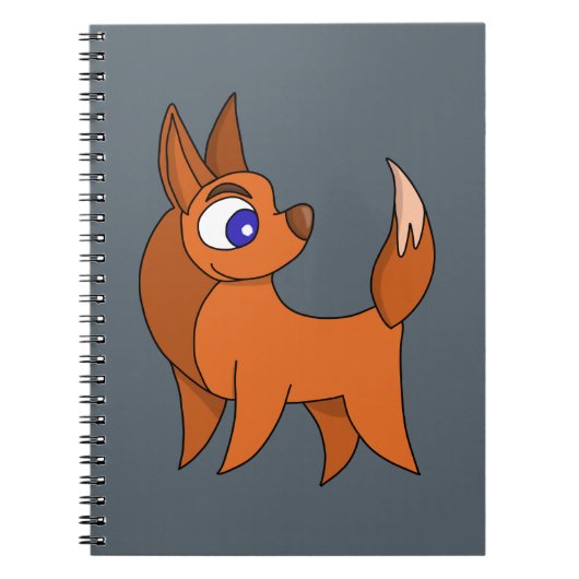 Fluffy Fox Notizblock (Vorderseite)