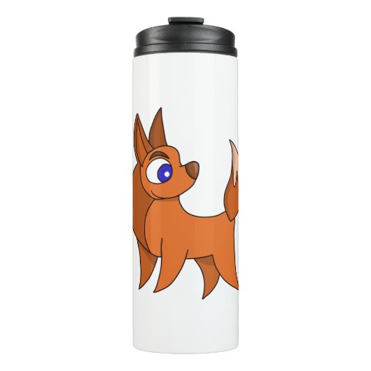 Fluffy Fox Thermosbecher (Vorderseite)
