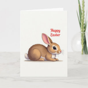 Fluffy Friend Faux-Folie-Karte Karte