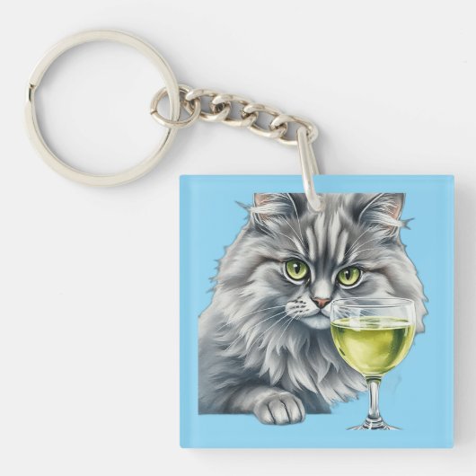 Fluffy Friend und Absinth Schlüsselanhänger (Vorderseite)