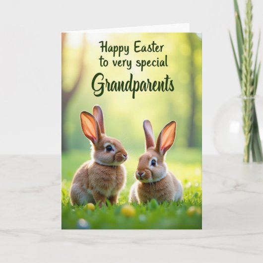 Fluffy Friends Springtime Card Karte (Vorderseite)