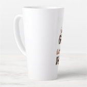 Fluffy Goldendoodle Latte Tasse (Linke Ecke)