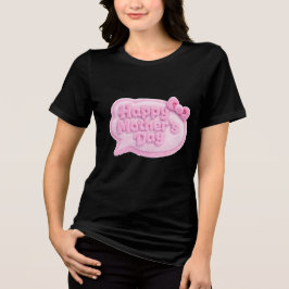 Fluffy Gradient Muttertag Tri-Blend Shirt