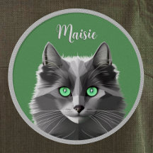 Fluffy Gray Cat - Nebelung Breed - Individuelle Na