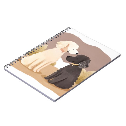 Fluffy Hogs | Pet-Aquarellmalerei Notizblock (Linke Seite)