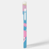 Fluffy Hund mit Weißhut Case-Mate iPhone Hülle (Rückseite / Links)