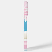 Fluffy Hund mit Weißhut Case-Mate iPhone Hülle (Rückseite / Rechts)