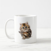 Fluffy Kitten Coffee Tasse (Links)