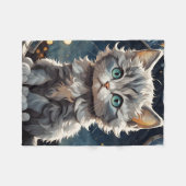 Fluffy Kitten Fleecedecke (Vorderseite (Horizontal))
