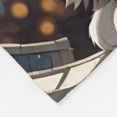 Fluffy Kitten Fleecedecke (Ecke)