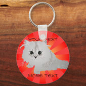 Fluffy Kitten Schlüsselanhänger (Vorderseite)