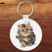 Fluffy Kitten Schlüsselanhänger (Vorderseite)