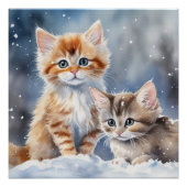 Fluffy Kittens Poster (Vorderseite)