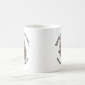 Fluffy Kitty Funny Pet Me Quote Kaffeetasse (Mittel)