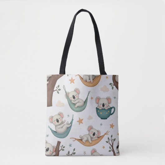 Fluffy Koala All Tote Bag Tasche (Vorderseite)
