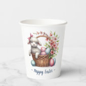 Fluffy Lamb und Ostereier Pappbecher (Rückseite)