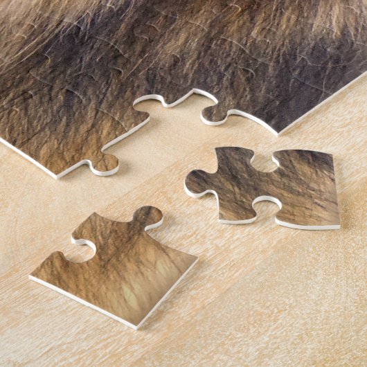 Fluffy Leonberger Hund Puzzle (Seite)