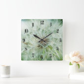Fluffy-Leuchte Quadratische Wanduhr (Zuhause)