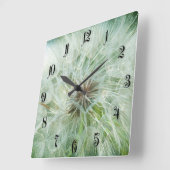 Fluffy-Leuchte Quadratische Wanduhr (Winkel)