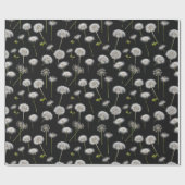 Fluffy Leuchten auf schwarz Geschenkpapier (Flach)