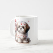 "Fluffy Liebe" Shih Tzu Tasse (Vorderseite Links)